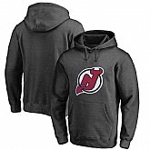 Men's Customized New Jersey Devils Dark Gray All Stitched Pullover Hoodie,baseball caps,new era cap wholesale,wholesale hats